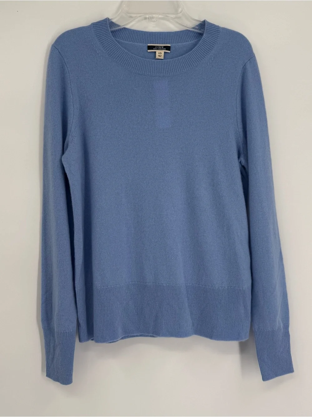 J.Crew NWT Womens Classic Fit Cashmere Crewneck Sweater Blue Size XS Pullover